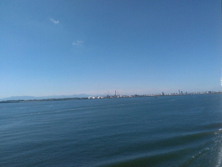 新潟着きます。